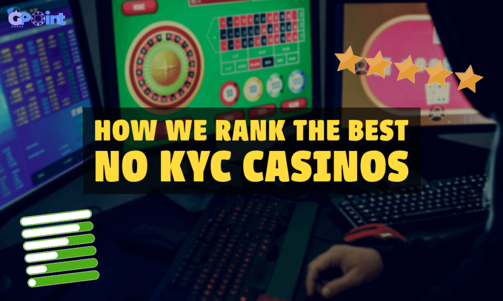 banner gpoint How We Rank the Best No KYC Casinos