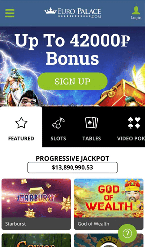 Euro Palace screen gpoint