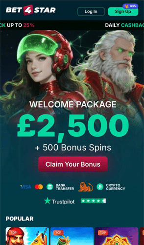 bet4star 1 screen gpoint
