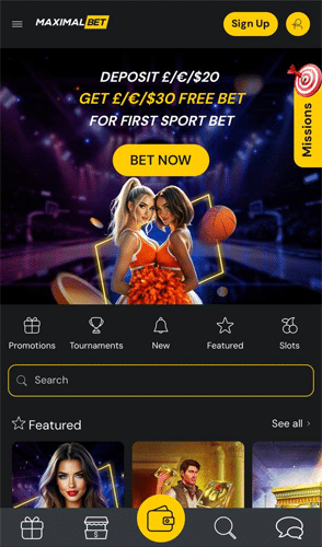 maximalbet 1 screen gpoint