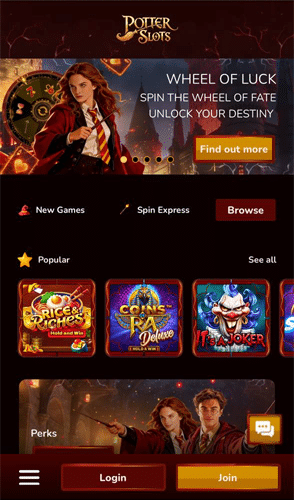 potterslots 1 screen gpoint