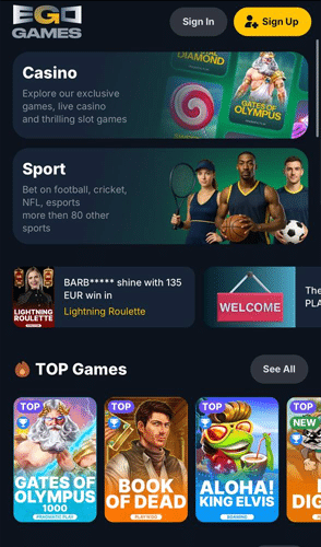 egogames 1 screen gpoint